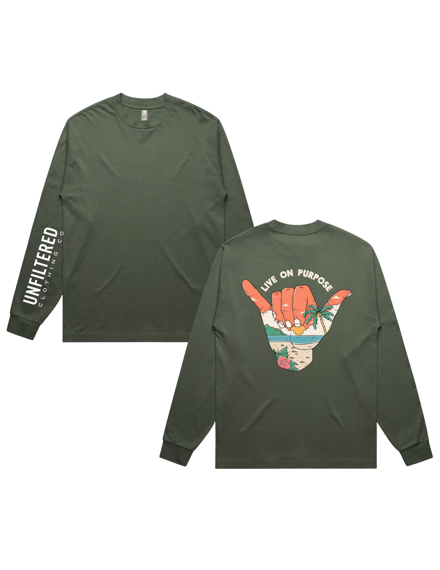 LIVE ON PURPOSE LONG SLEEVE TEE