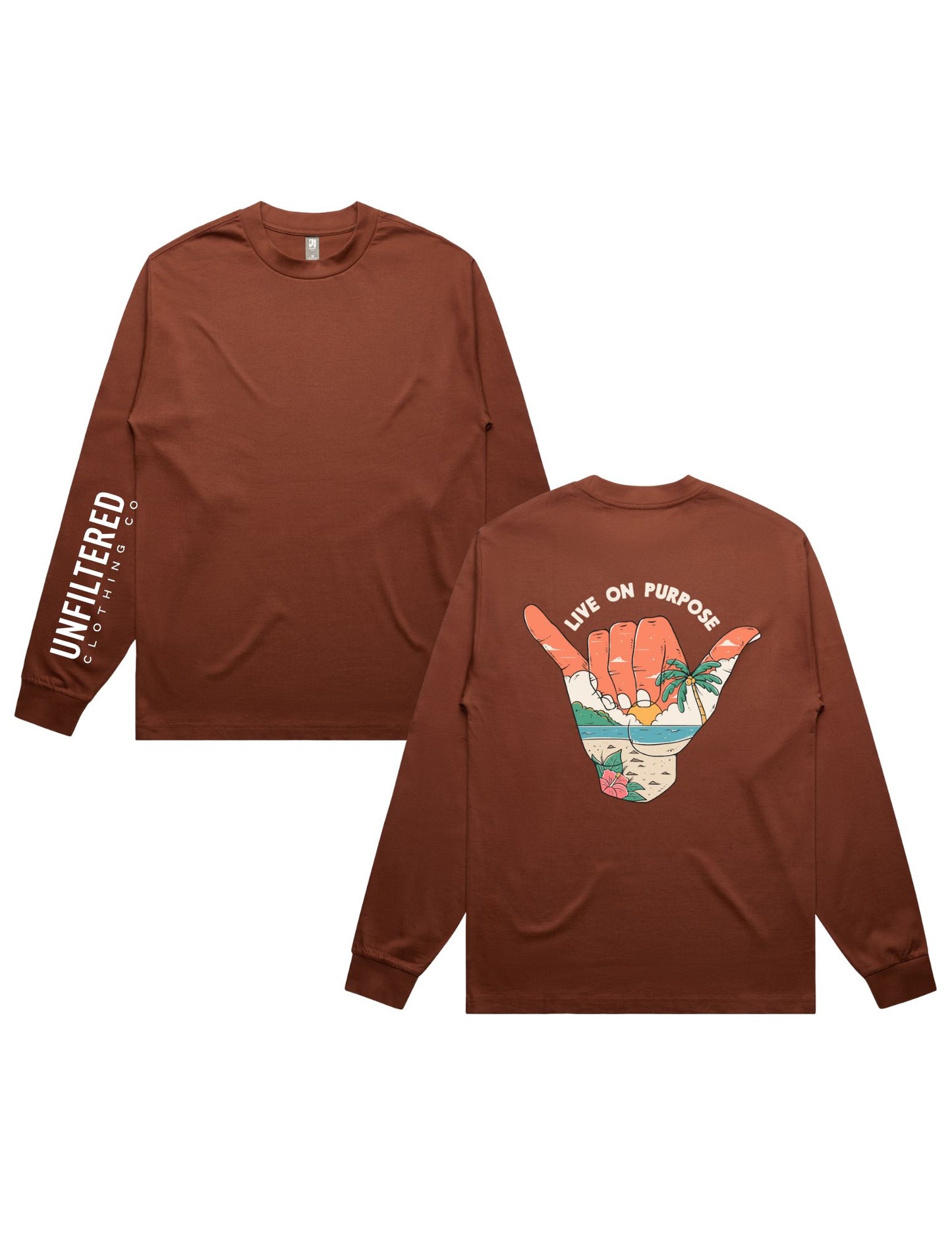 LIVE ON PURPOSE LONG SLEEVE TEE