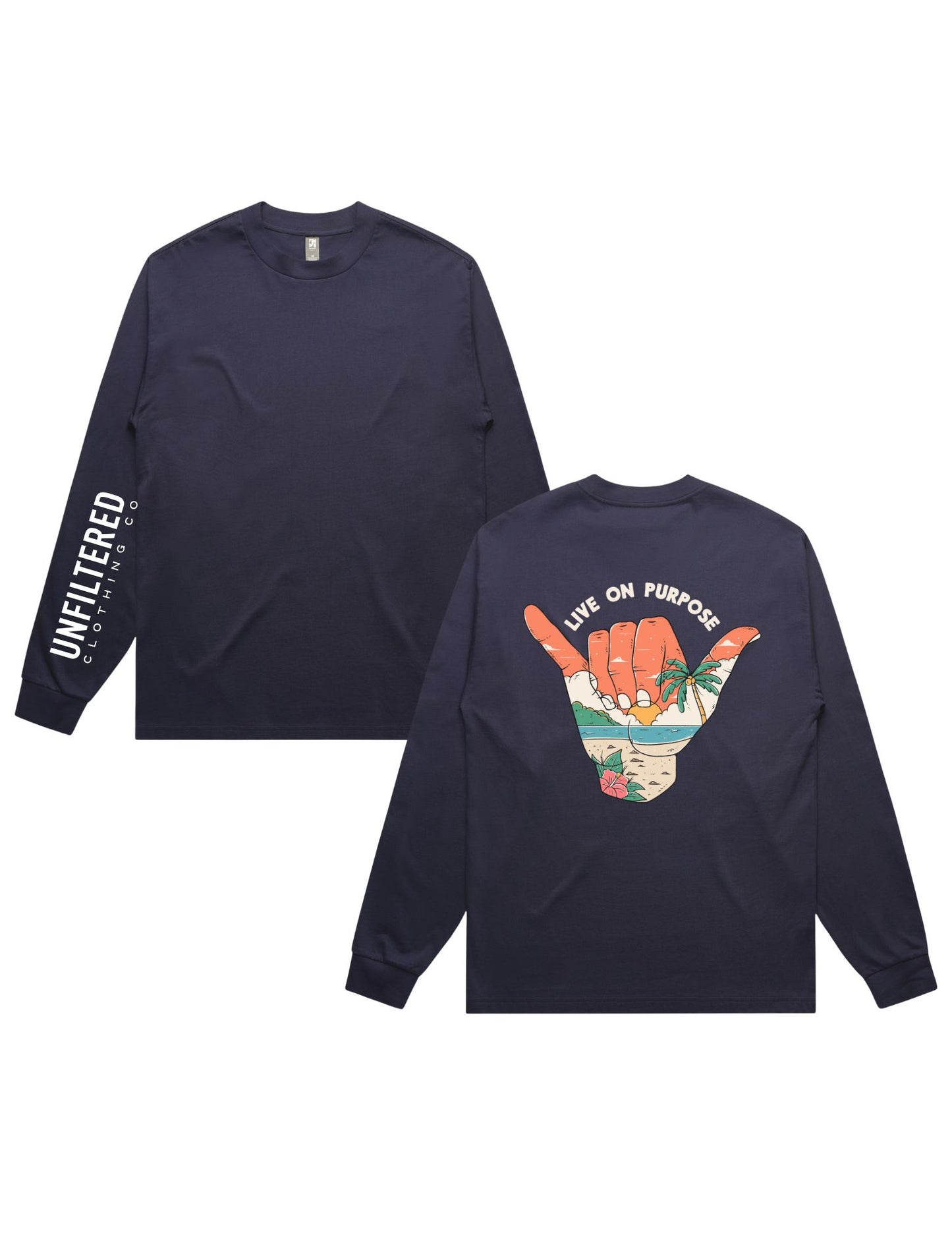 LIVE ON PURPOSE LONG SLEEVE TEE