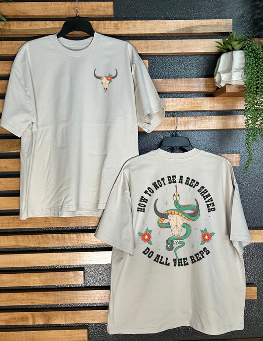 Rep Shaver Oversized Tee