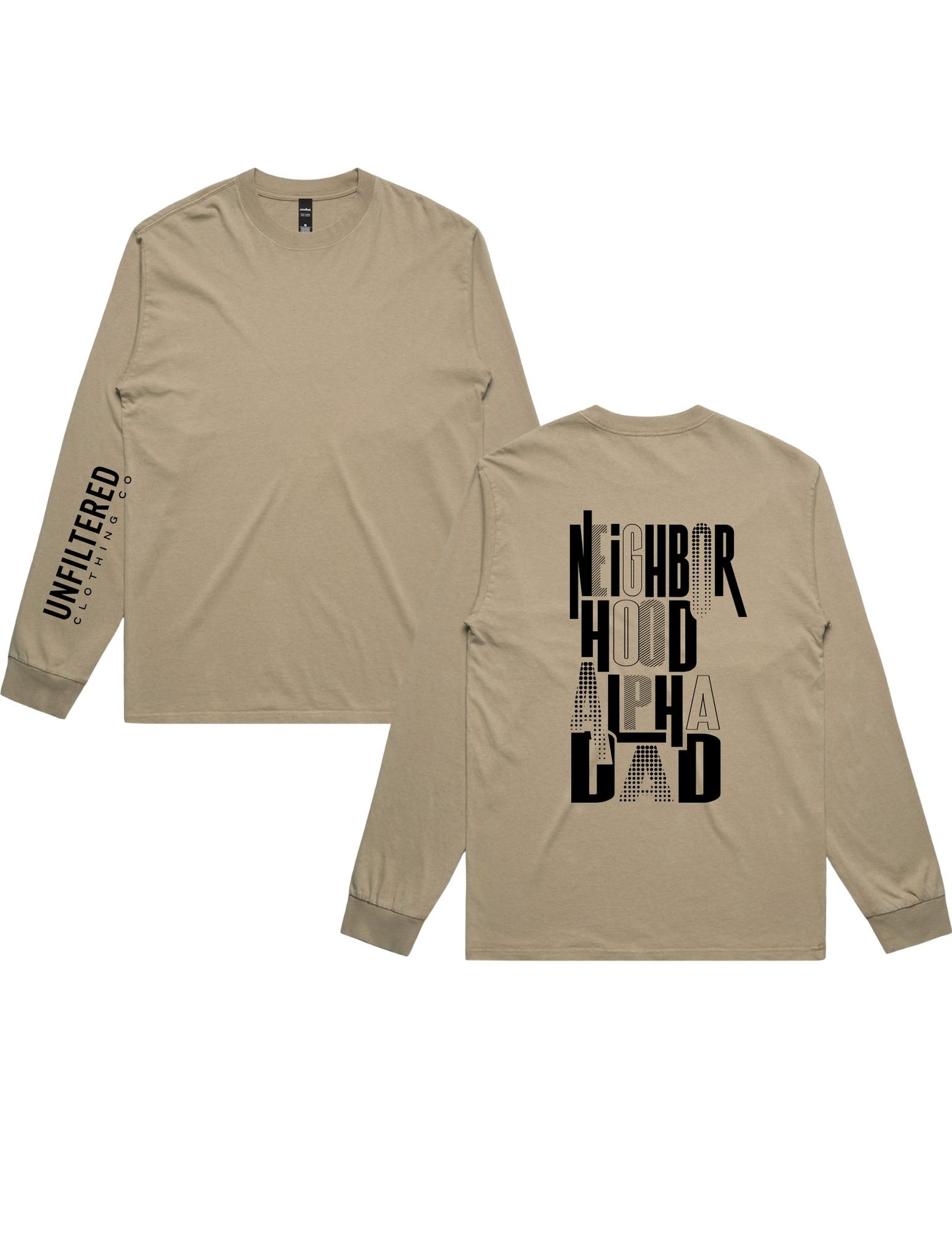 NEIGHBORHOOD ALPHA DAD SLEEVE TEE