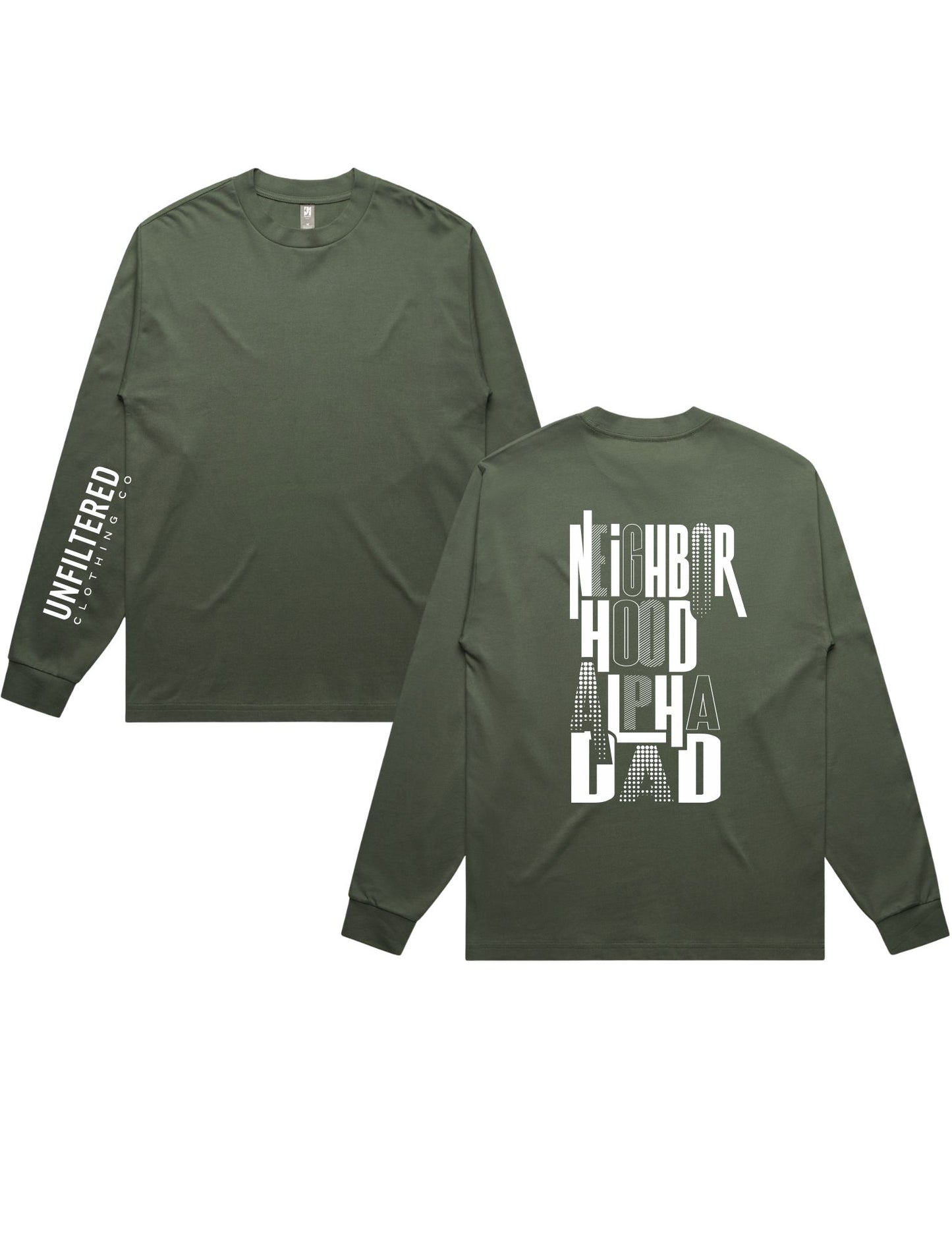 NEIGHBORHOOD ALPHA DAD SLEEVE TEE