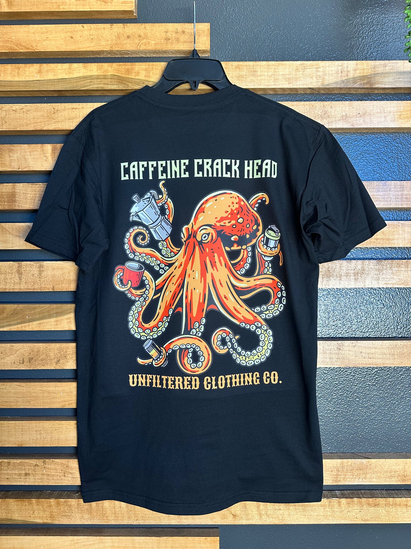 CAFFEINE CRACK HEAD UNISEX TEE