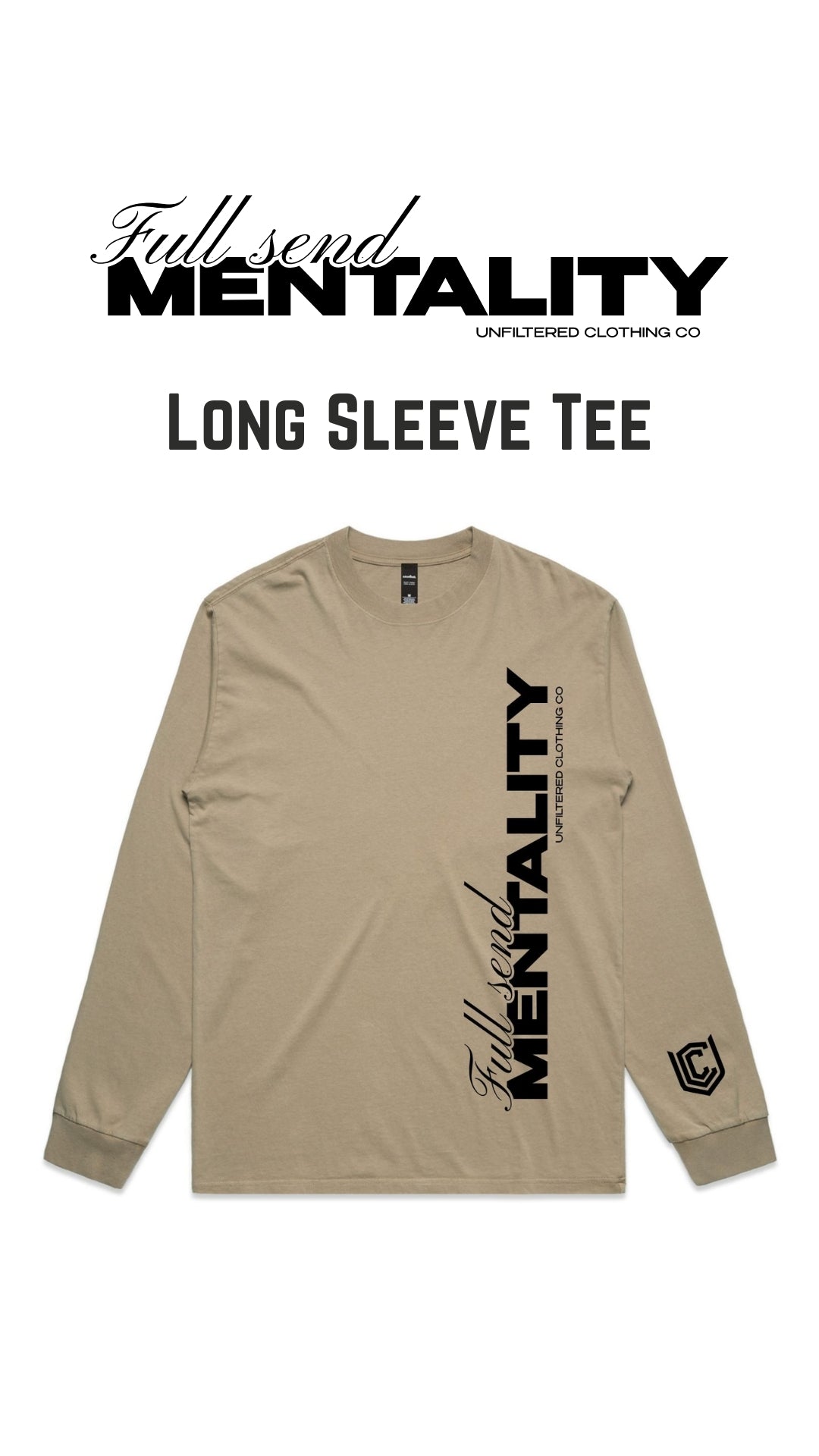 FULL SEND LONG SLEEVE TEE
