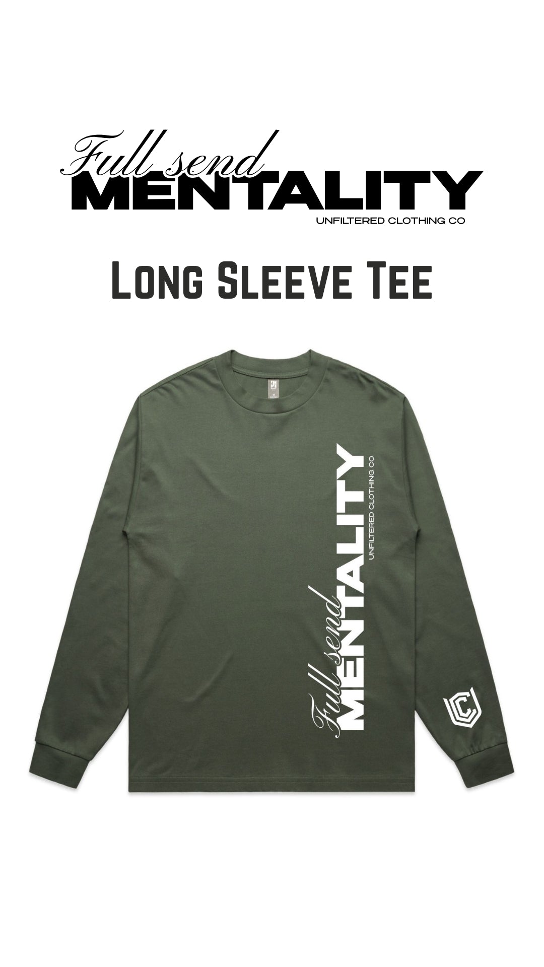 FULL SEND LONG SLEEVE TEE