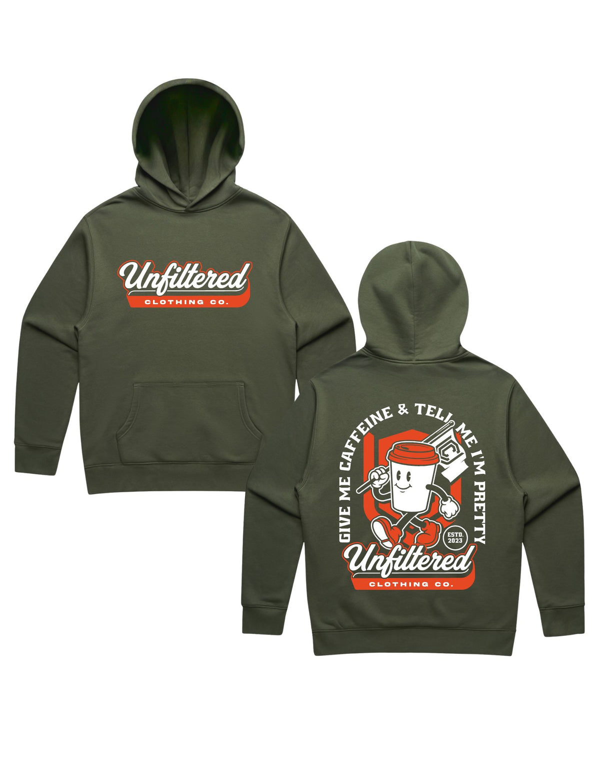 GIVE ME CAFFEINE HOODIE
