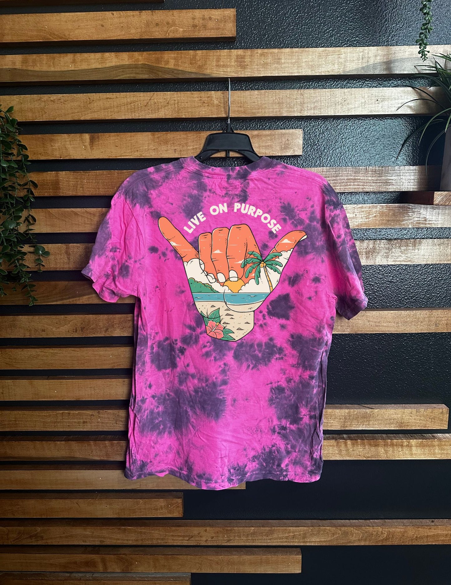 PINK TIE DYE UNISEX TEE